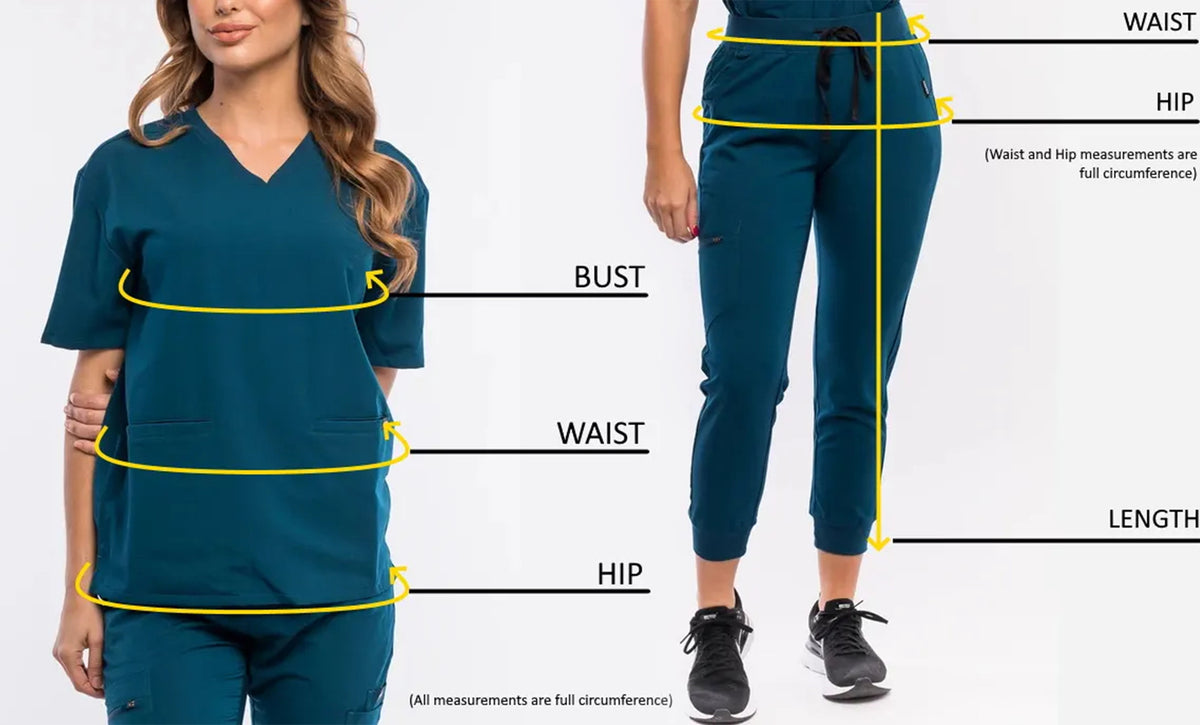 Men's Scrubs Size Chart at Pauline Dane blog