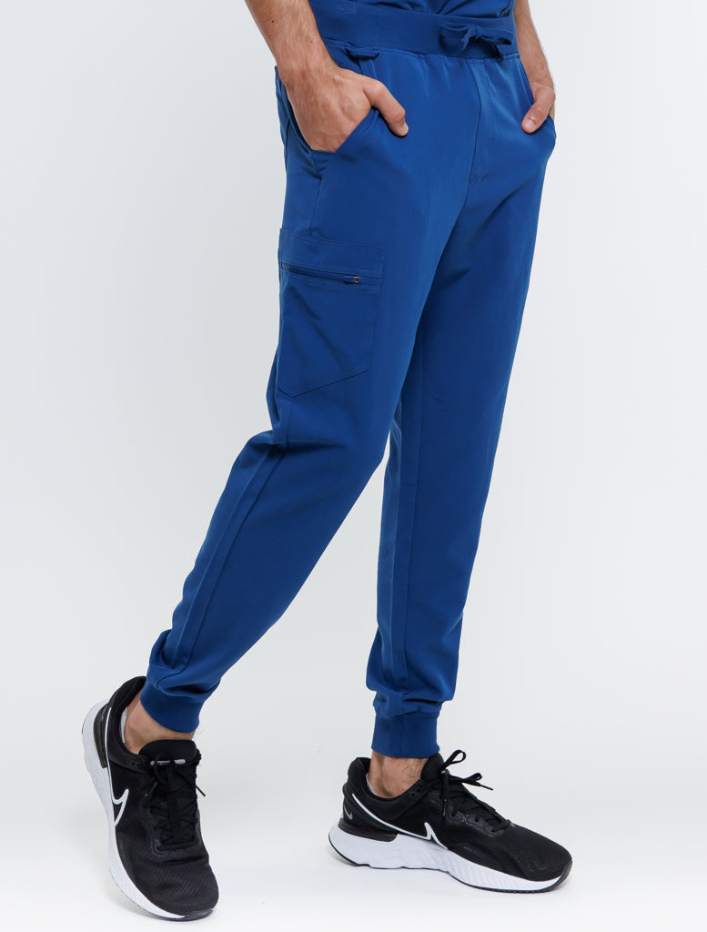 Royal blue jogger scrub pants new arrivals