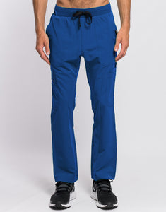 Essential Multi-Pocket Scrub Pants - Royal Blue