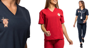 Most Common Color & Pattern for Scrubs Top!