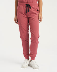 Essential Jogger Scrub Pants - Mauvewood