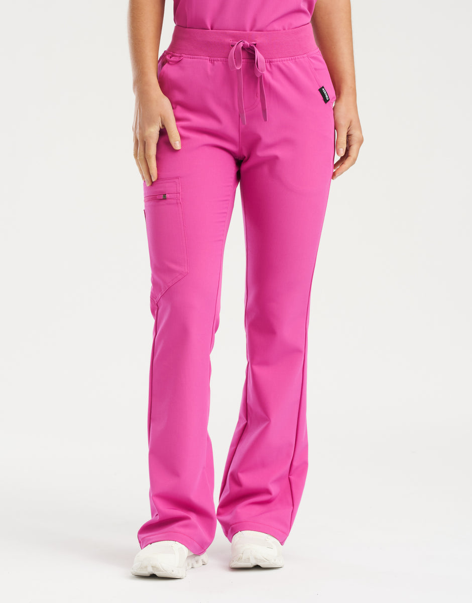 Essential Everyday Black Flare Scrub Pants – Airmed Scrubs