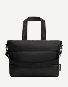 Essential Puffer Tote Bag - Black