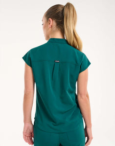 Apollo Scrub Top - Harbour Green