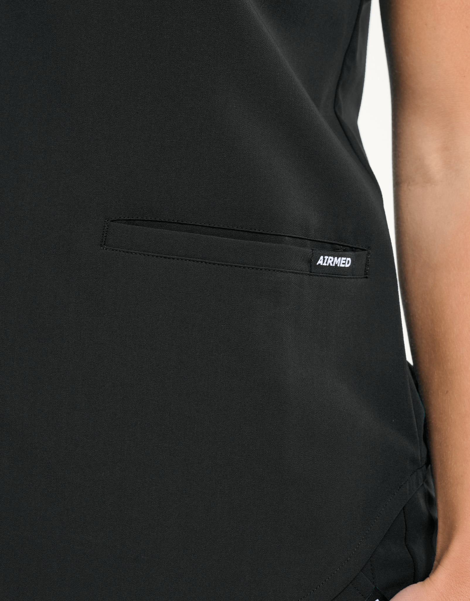 Apollo Scrub Top - Black