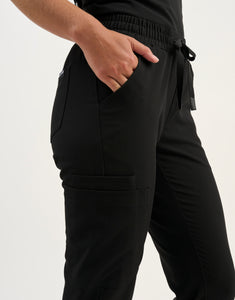 Aspire Jogger Scrub Pants - Black