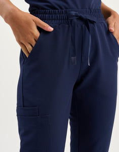 Aspire Jogger Scrub Pants - True Navy