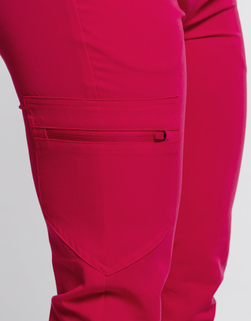 Essential Jogger Scrub Pants - Magenta Pink