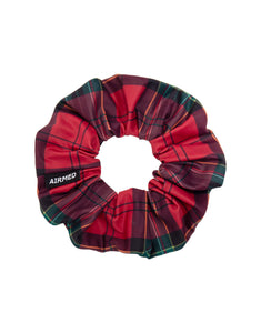 Essential Hair Scrunchie - Christmas Red Tartan