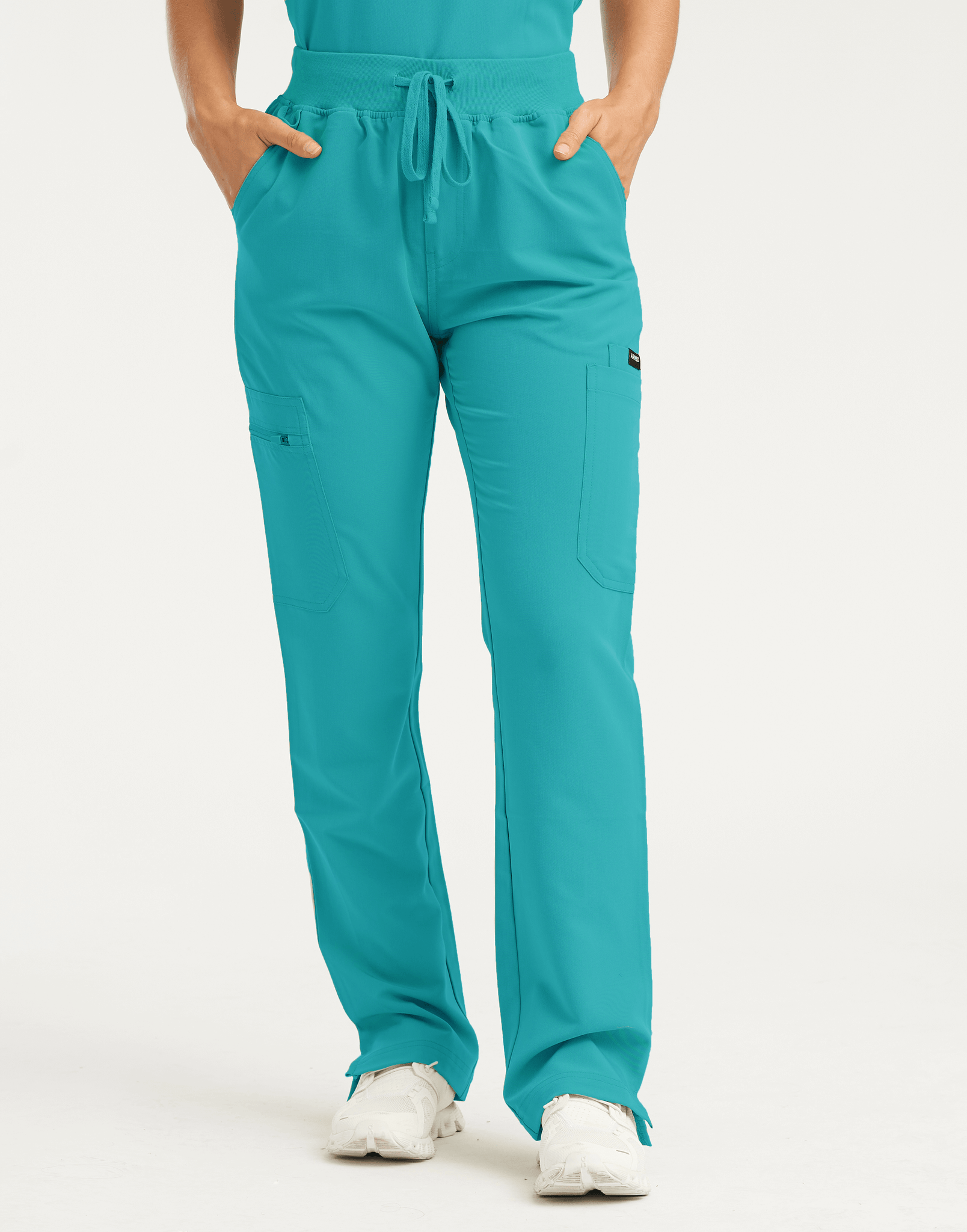Essential Multi-Pocket Scrub Pants - Sydney Teal