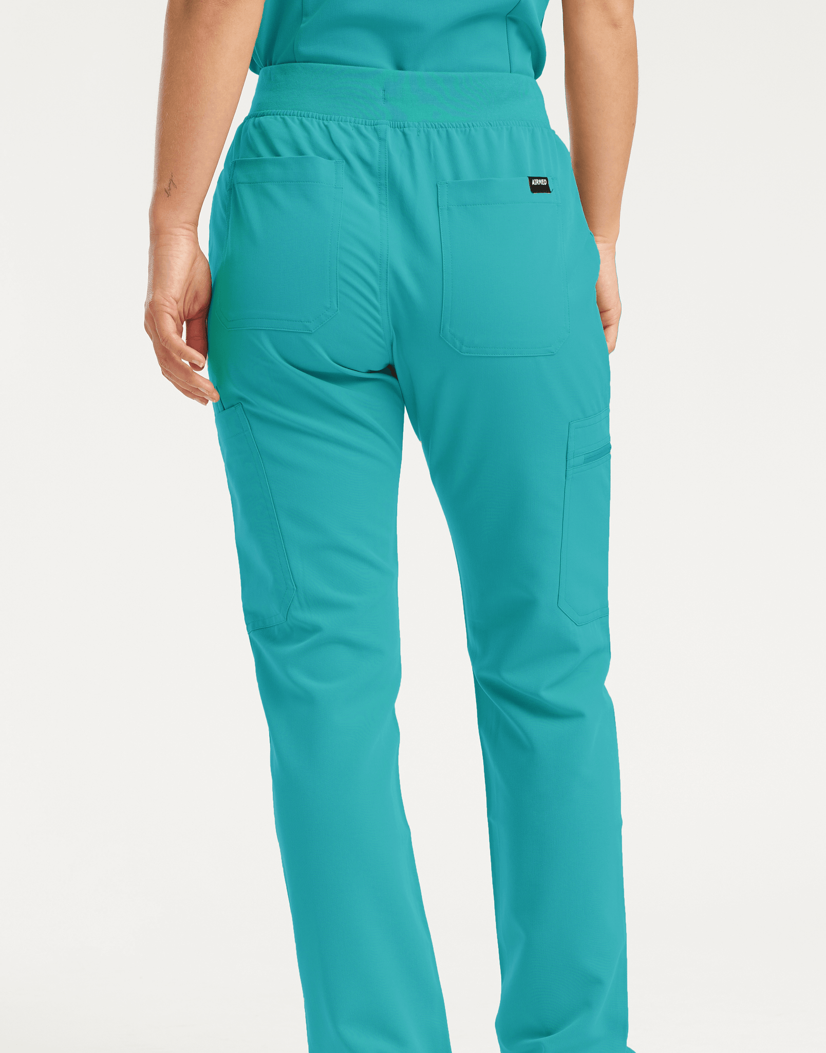 Essential Multi-Pocket Scrub Pants - Sydney Teal