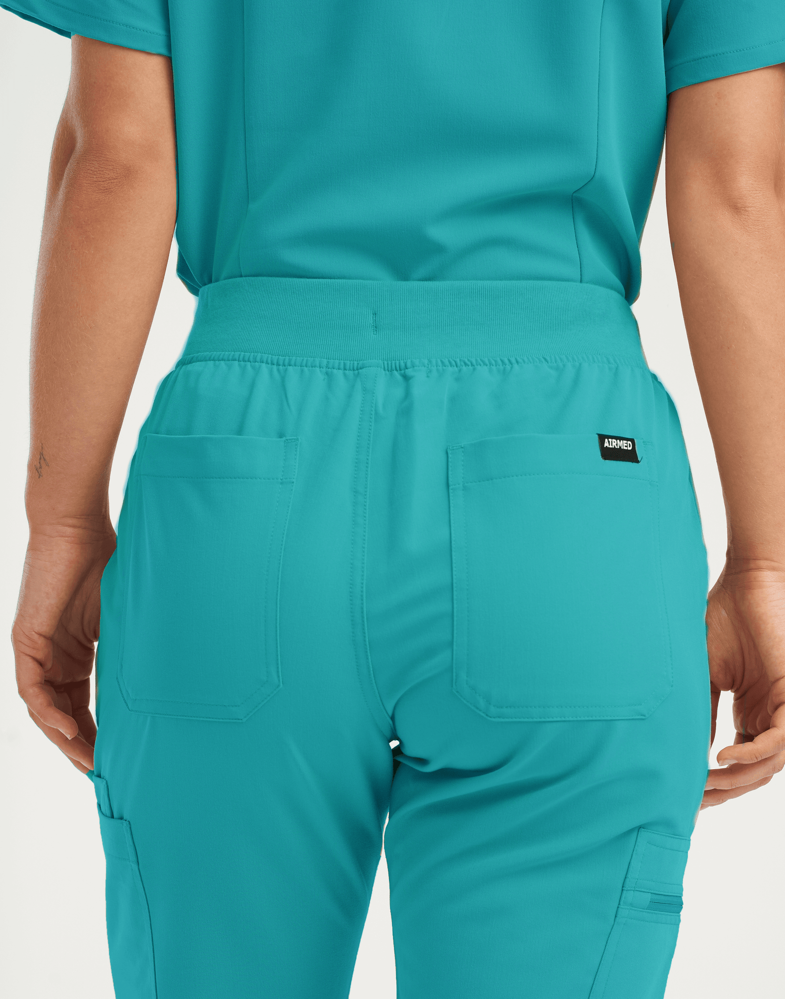 Essential Multi-Pocket Scrub Pants - Sydney Teal