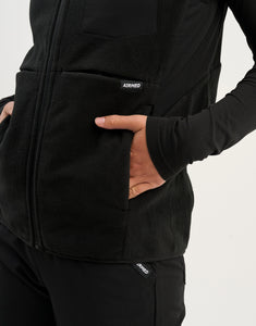 Essential Fleece Vest - Black