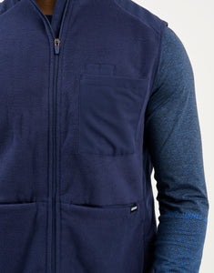 Essential Fleece Vest - True Navy