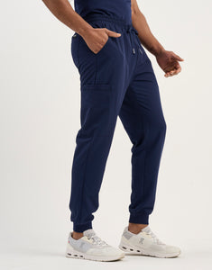 Aspire Jogger Scrub Pants - True Navy