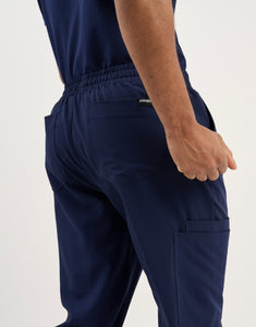 Aspire Jogger Scrub Pants - True Navy