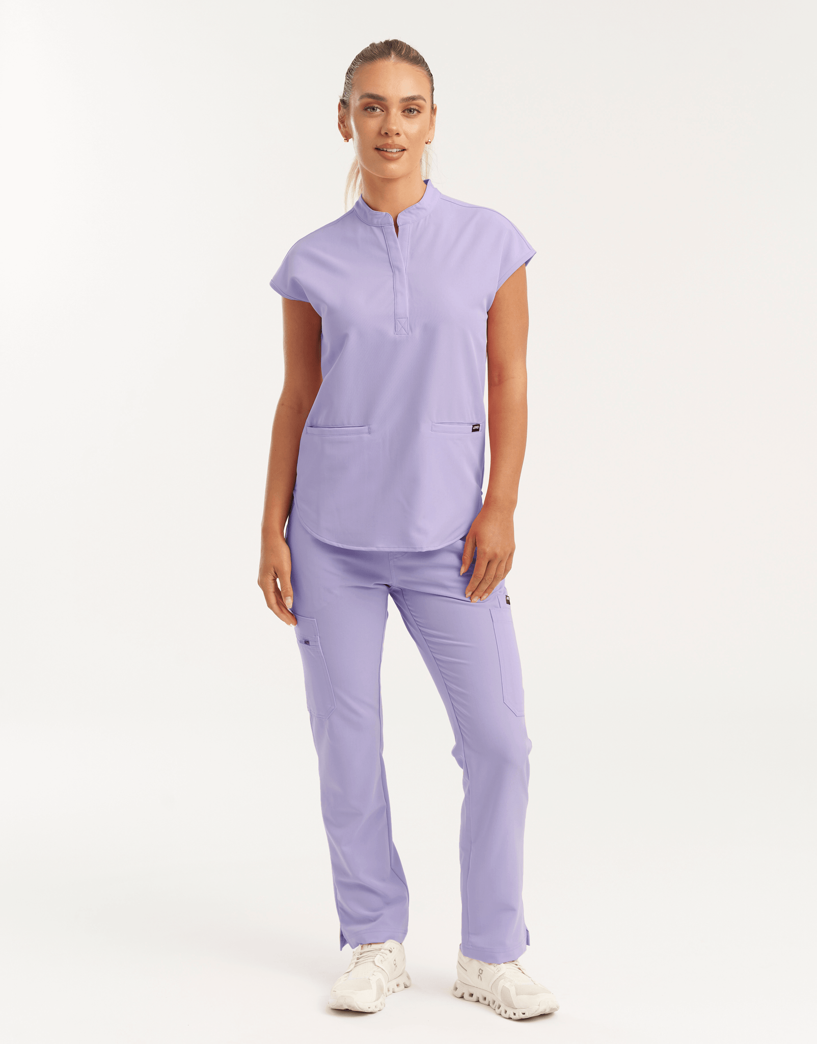 Apollo Scrub Top - Pastel Lilac – Airmed Scrubs