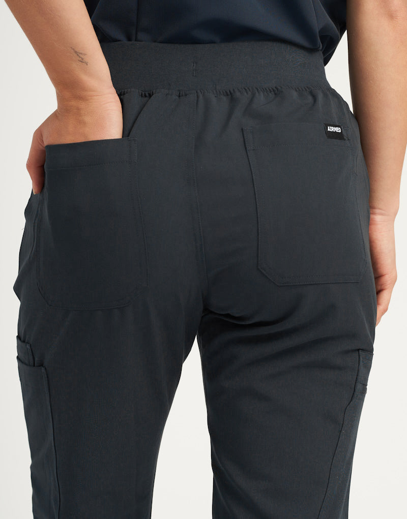 Essential Multi-Pocket Scrub Pants (Sample) - Midnight Navy