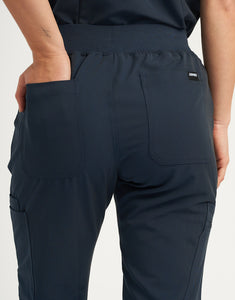 Essential Multi-Pocket Scrub Pants - Midnight Navy