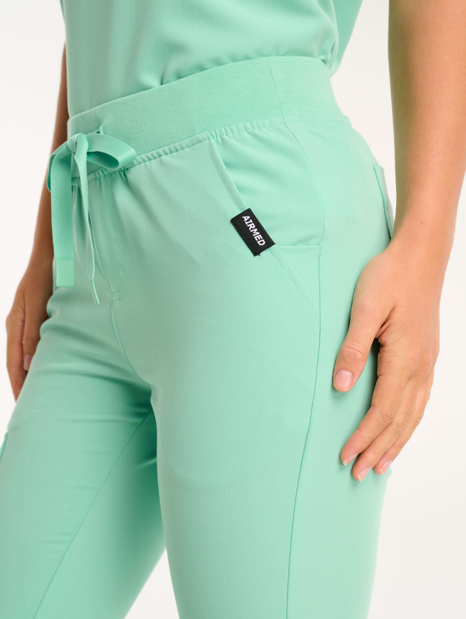 Essential Flare Scrub Pants - Ocean Mint