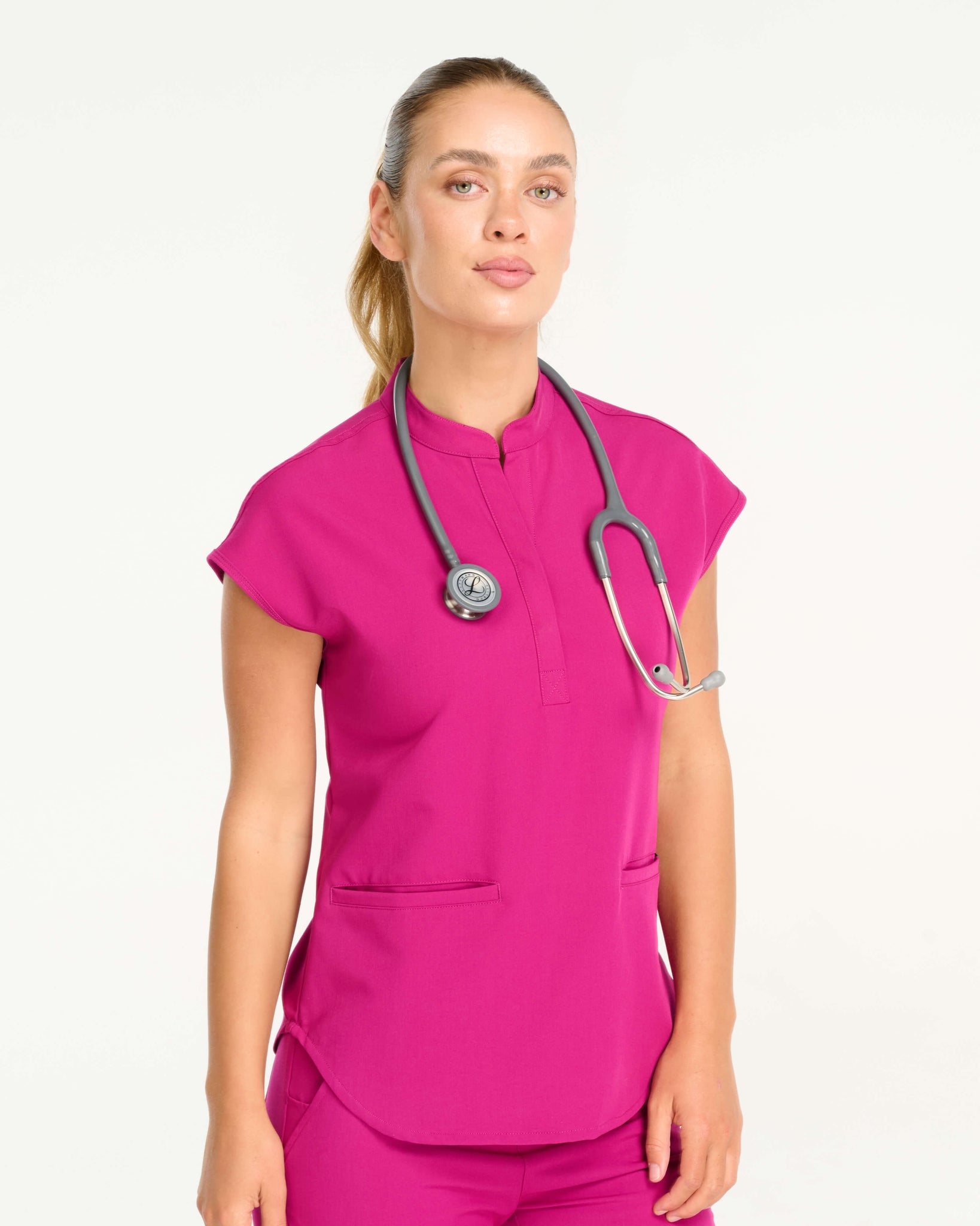 Apollo Scrub Top - Dragon Fruit – Airmed Scrubs