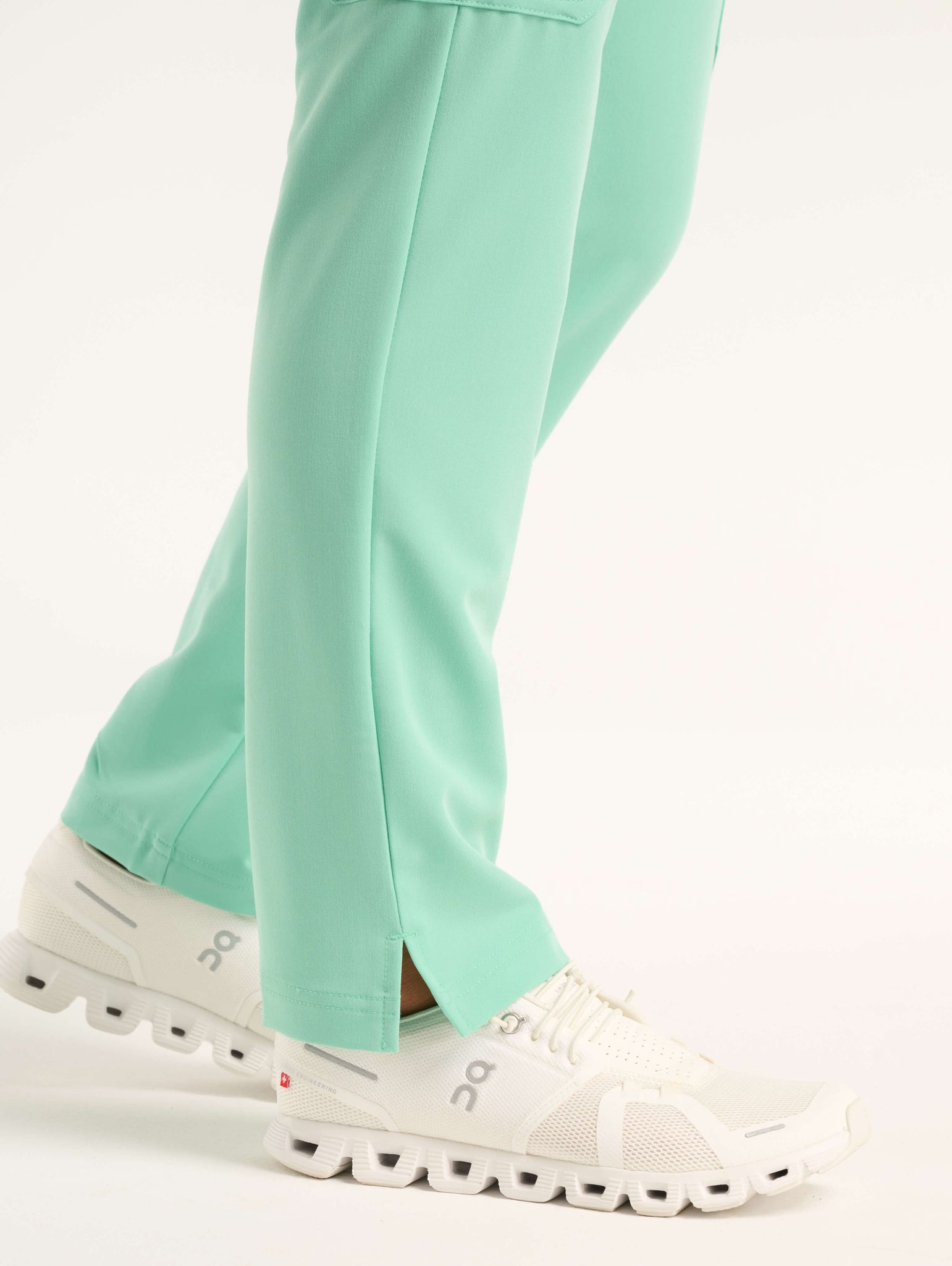 Essential Multi-Pocket Scrub Pants - Ocean Mint