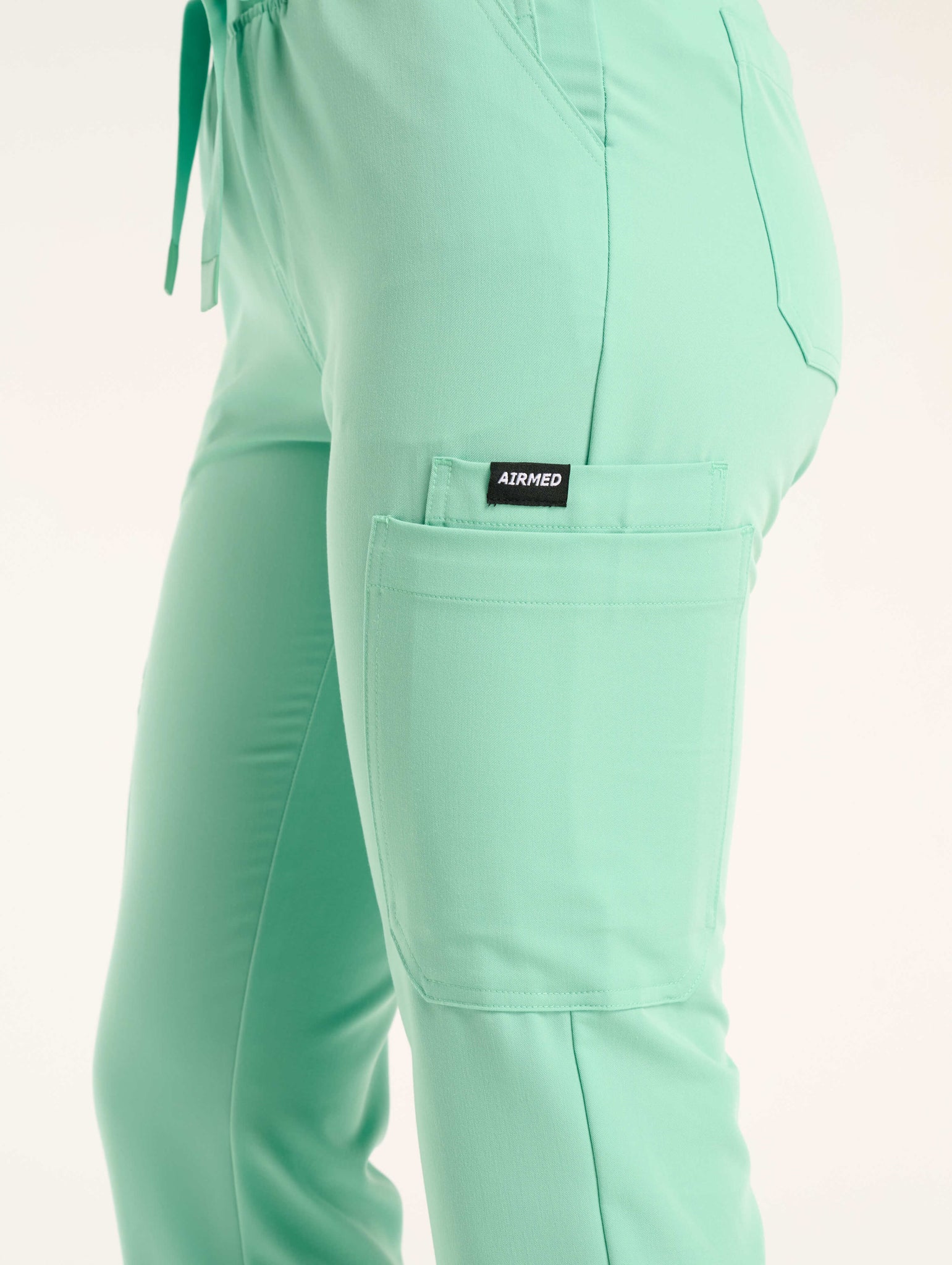 Essential Multi-Pocket Scrub Pants - Ocean Mint