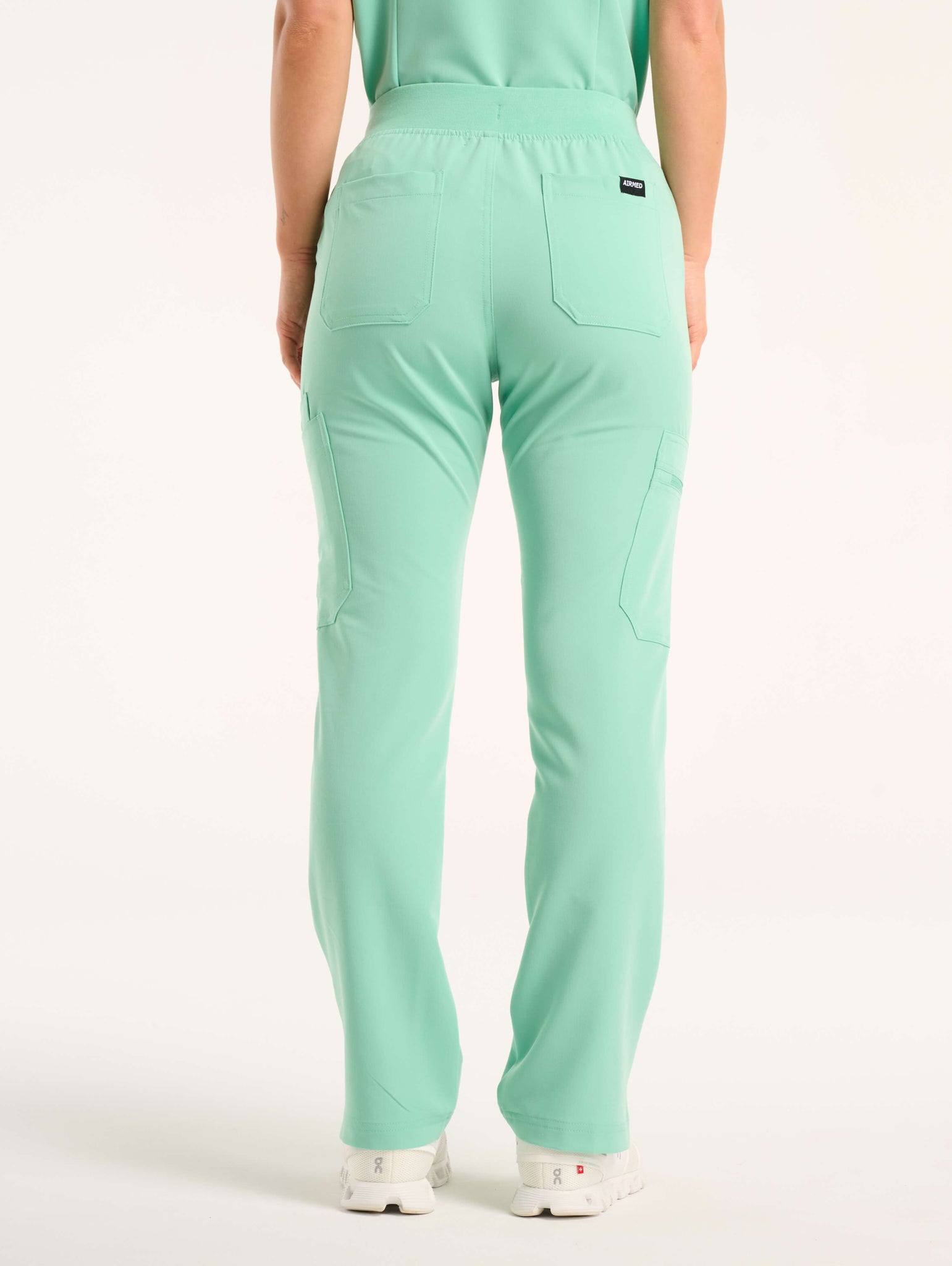 Essential Multi-Pocket Scrub Pants - Ocean Mint