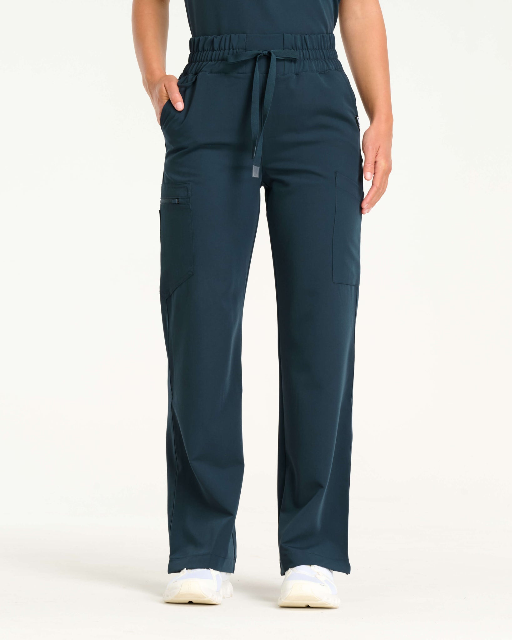 Aspire Wide Leg Scrub Pants - Midnight Navy – Airmed Scrubs