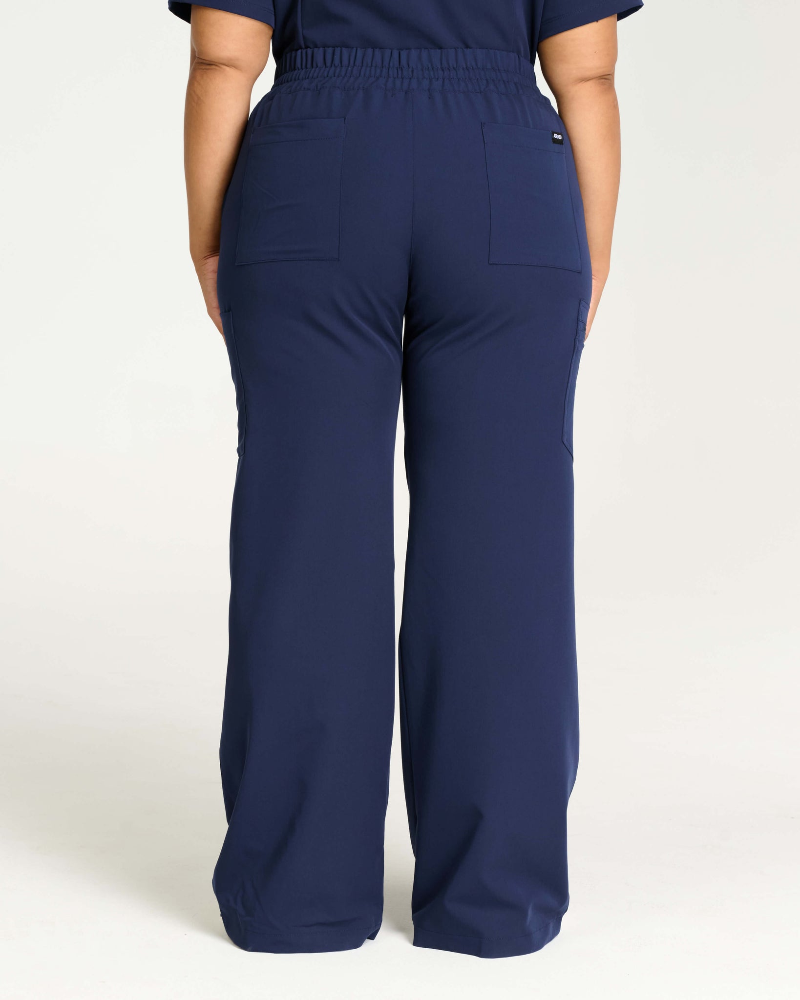 Aspire Wide Leg Scrub Pants - True Navy – Airmed Scrubs