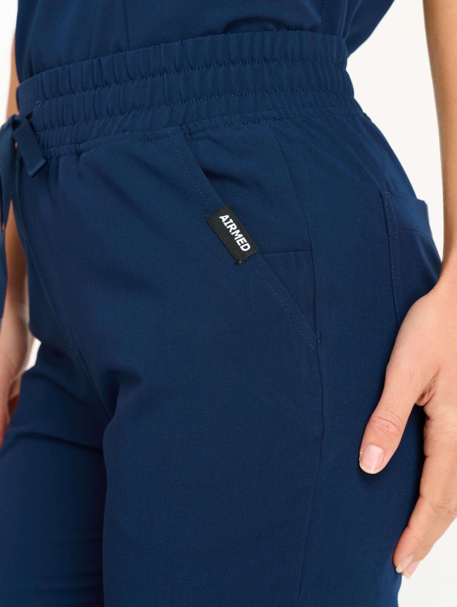 Aspire Straight Leg Scrub Pants - True Navy