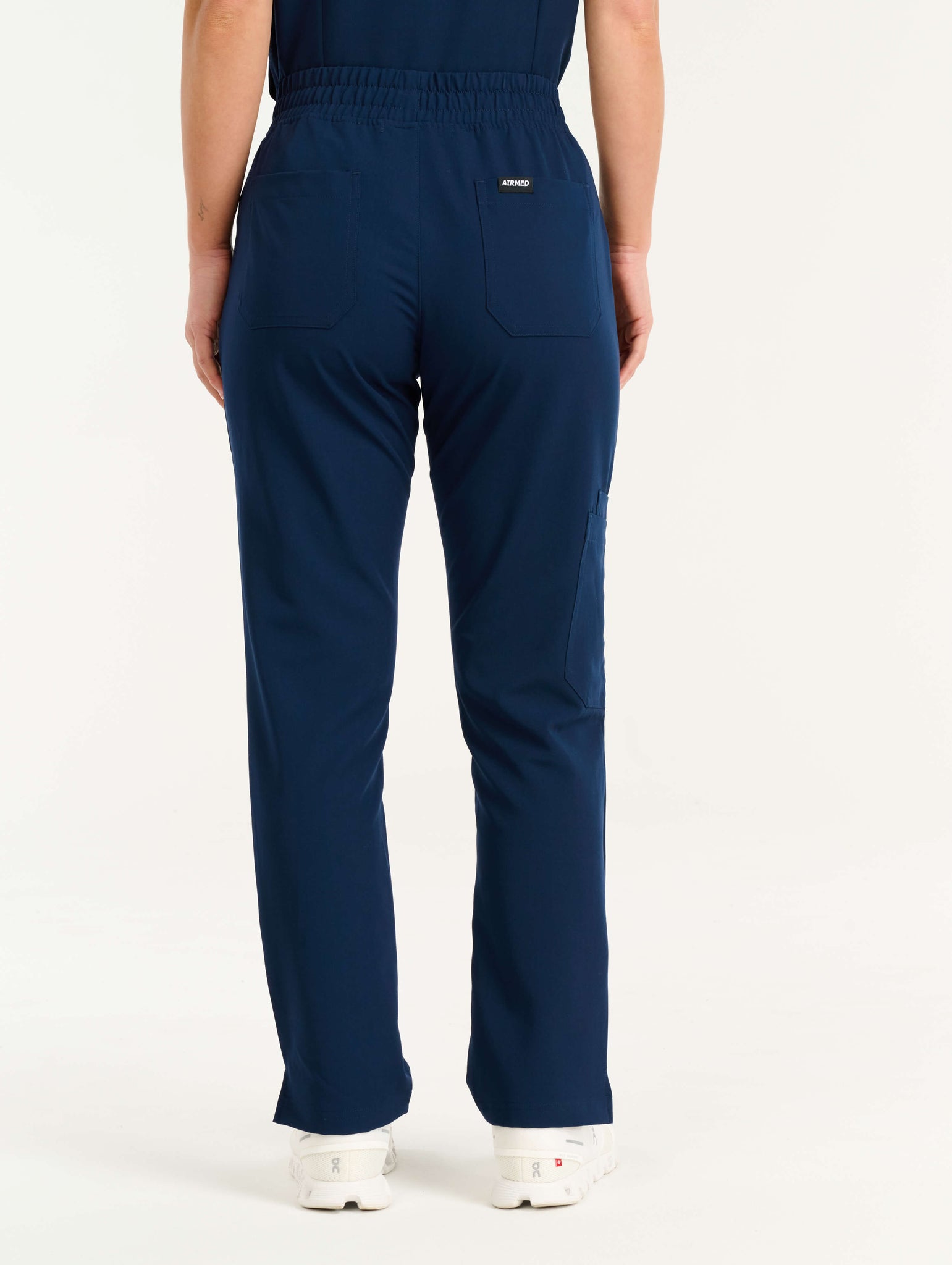 Aspire Straight Leg Scrub Pants - True Navy