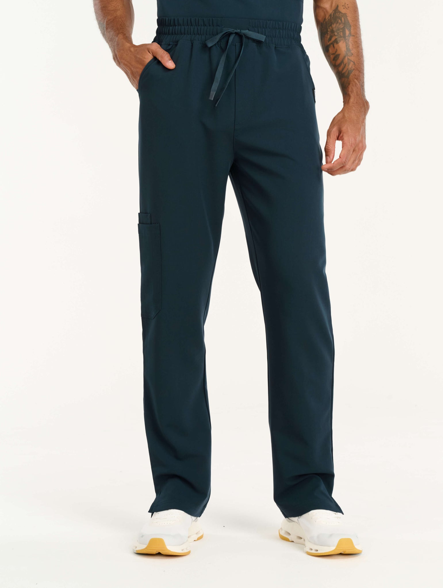 Aspire Straight Leg Scrub Pants - Midnight Navy