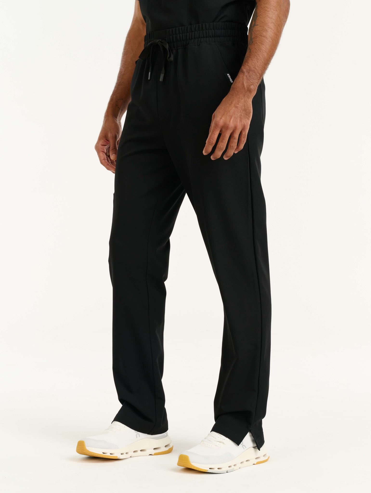 Aspire Straight Leg Scrub Pants - Black