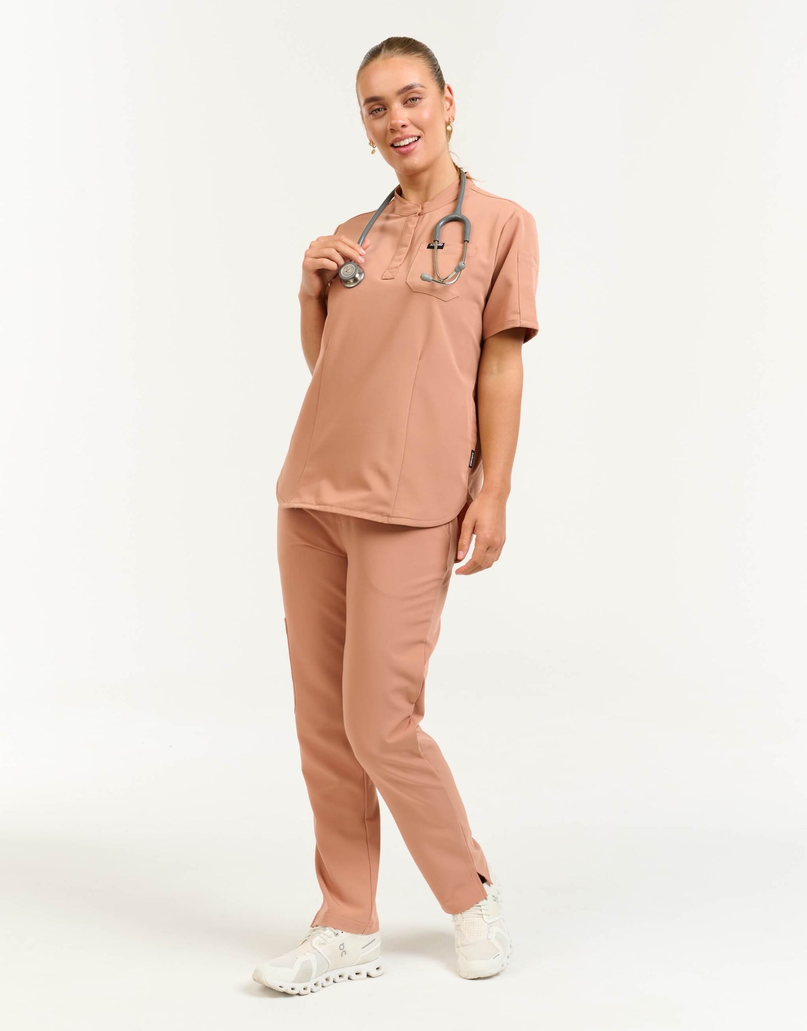 Aspire Straight Leg Scrub Pants - Canyon Clay