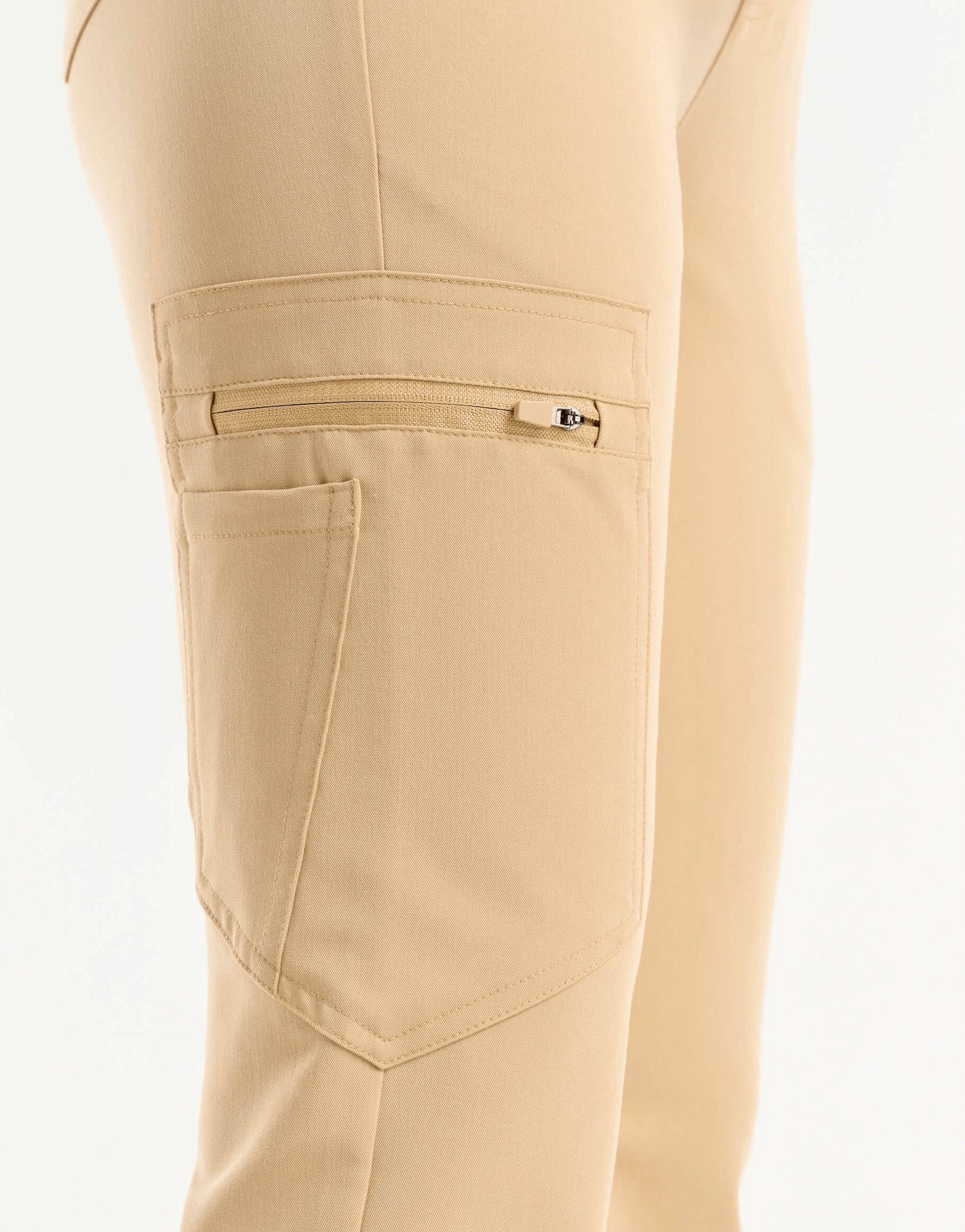 Essential Flare Scrub Pants - Warm Sand