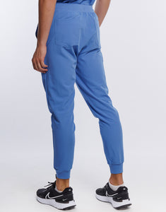 Essential Jogger Scrub Pants - Ceil Blue