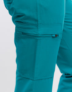 Essential Multi-Pocket Scrub Pants - Sydney Teal