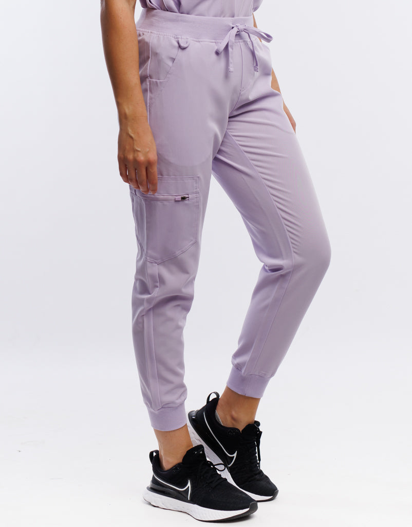 Essential Jogger Scrub Pants - Pastel Lilac