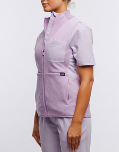 Essential Fleece Vest - Pastel Lilac