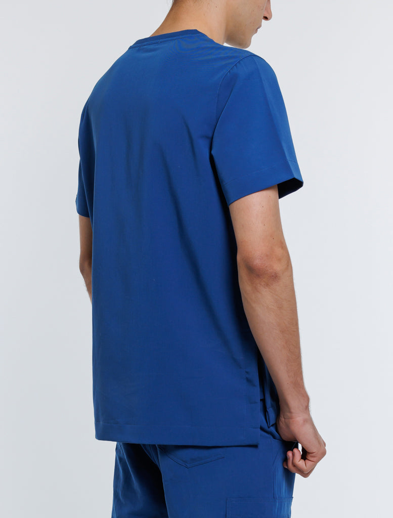 Men's Essential Crewneck Scrub Top - Royal Blue – Airmed Scrubs