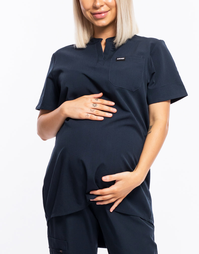  FIGS Kitale Maternity Scrub Top for Women – Black, XXS:  Clothing, Shoes & Jewelry