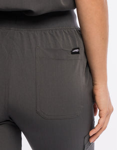 Essential Multi-Pocket Scrub Pants - Asphalt