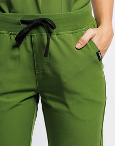 Essential Jogger Scrub Pants - Fern Green