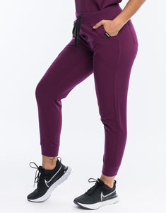 Essential Jogger Scrub Pants - Purple