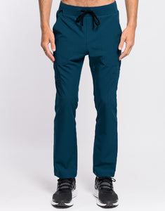 Essential Multi-Pocket Scrub Pants - Gibraltar Blue