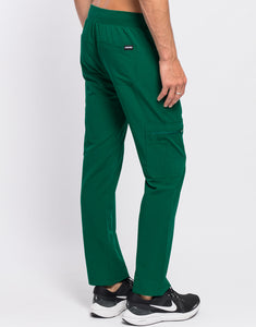 Essential Multi-Pocket Scrub Pants - Evergreen